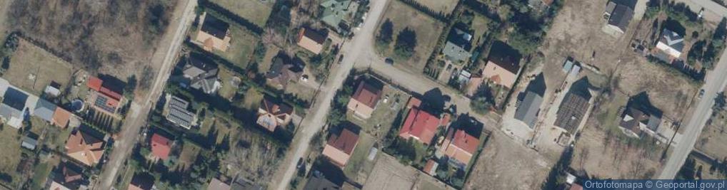 Zdjęcie satelitarne Modrzewiowa ul.