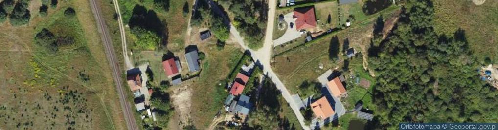 Zdjęcie satelitarne Modrzewiowa ul.