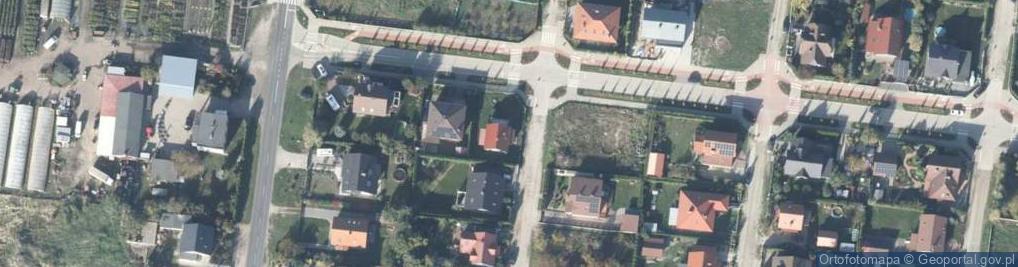 Zdjęcie satelitarne Modrakowa ul.