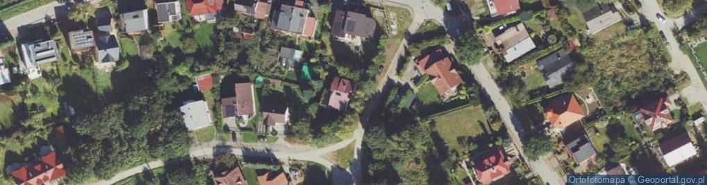 Zdjęcie satelitarne Modrzewiowa ul.