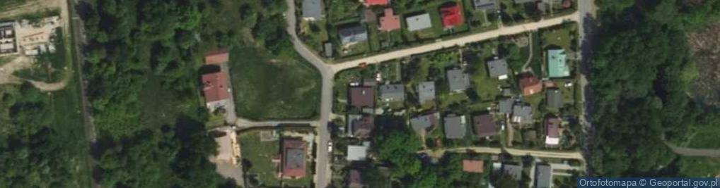 Zdjęcie satelitarne Modrzewiowa ul.