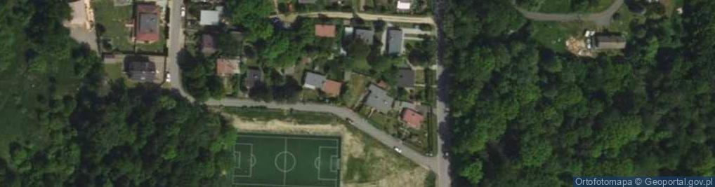 Zdjęcie satelitarne Modrzewiowa ul.