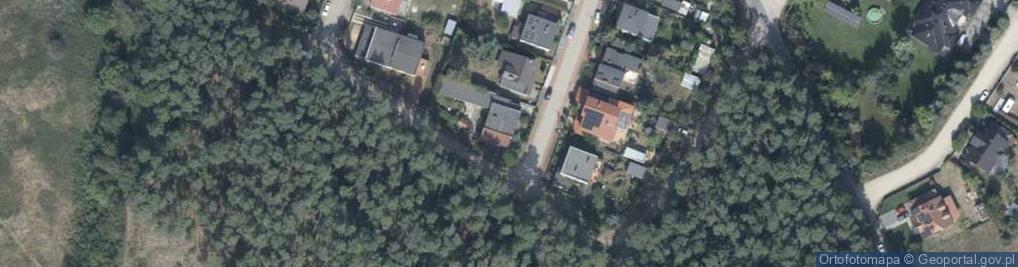 Zdjęcie satelitarne Modrzewiowa ul.
