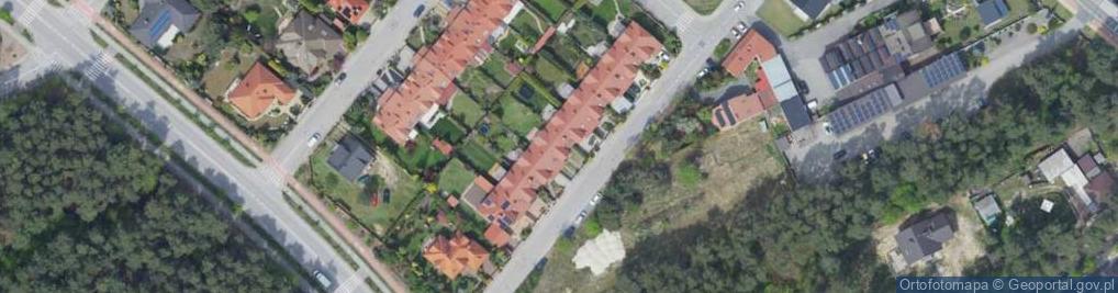 Zdjęcie satelitarne Modrzewiowa ul.