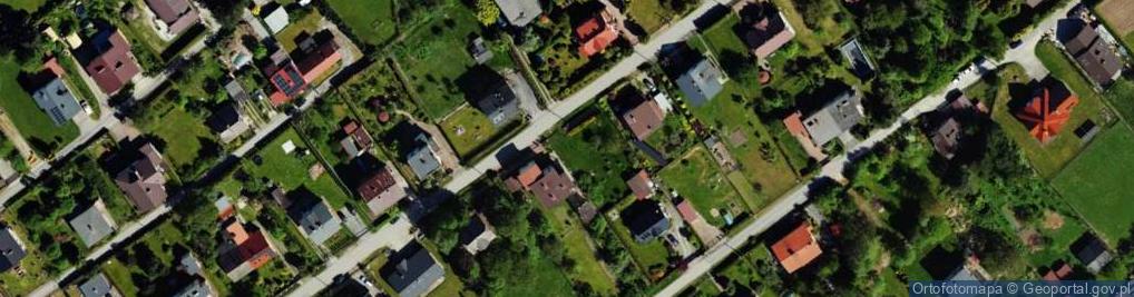 Zdjęcie satelitarne Modrzewiowa ul.
