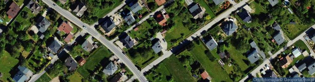 Zdjęcie satelitarne Modrzewiowa ul.