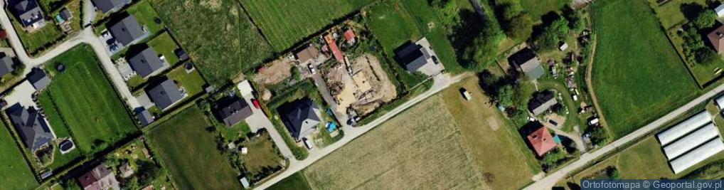 Zdjęcie satelitarne Modrzewiowa ul.