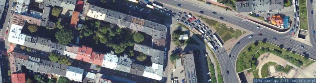Zdjęcie satelitarne Mogilska ul.