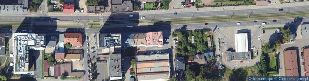 Zdjęcie satelitarne Mogilska ul.