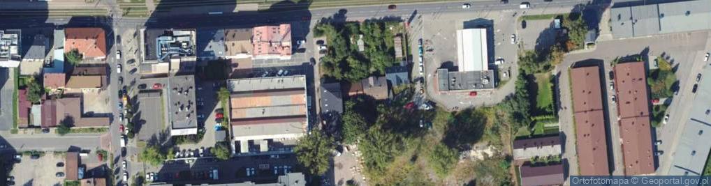 Zdjęcie satelitarne Mogilska ul.