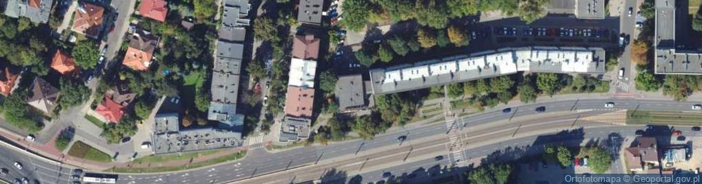 Zdjęcie satelitarne Mogilska ul.