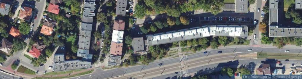 Zdjęcie satelitarne Mogilska ul.