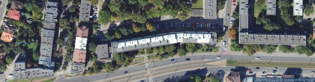 Zdjęcie satelitarne Mogilska ul.