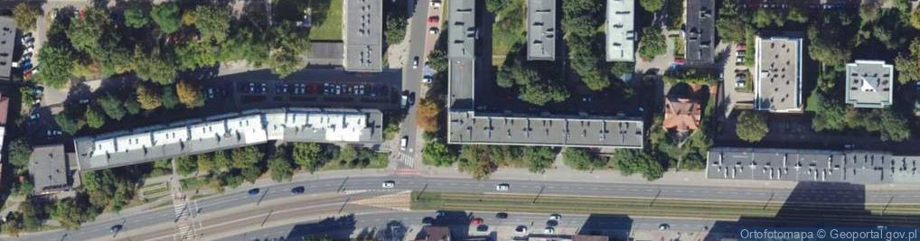 Zdjęcie satelitarne Mogilska ul.