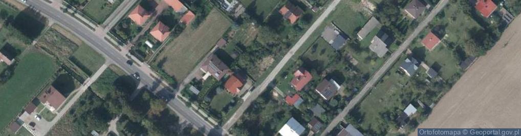 Zdjęcie satelitarne Modrzewiowa ul.