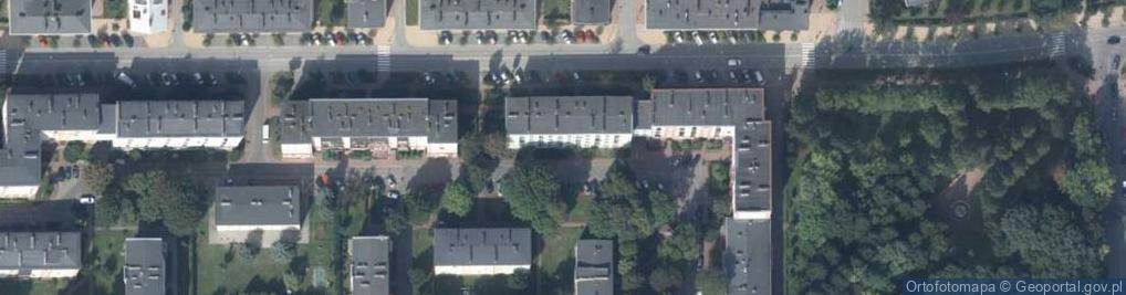 Zdjęcie satelitarne Moniuszki Stanisława ul.