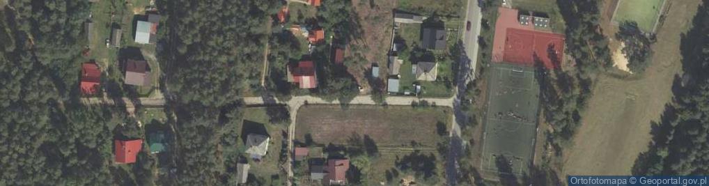 Zdjęcie satelitarne Modrzewiowa ul.