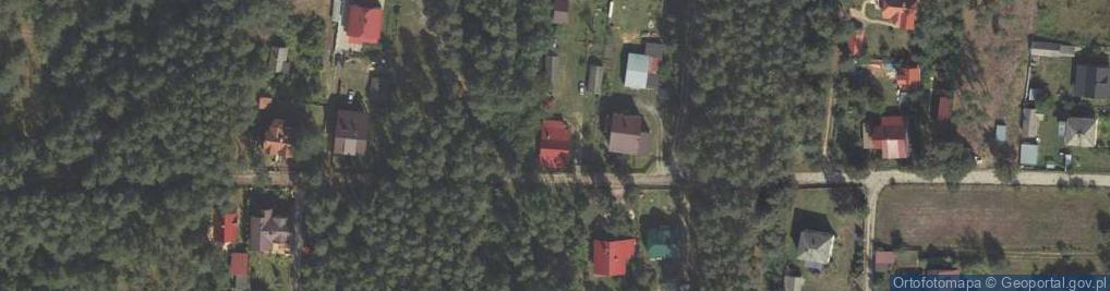 Zdjęcie satelitarne Modrzewiowa ul.