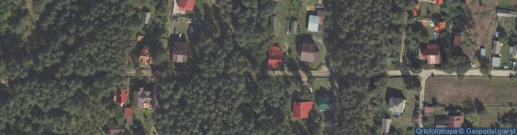 Zdjęcie satelitarne Modrzewiowa ul.