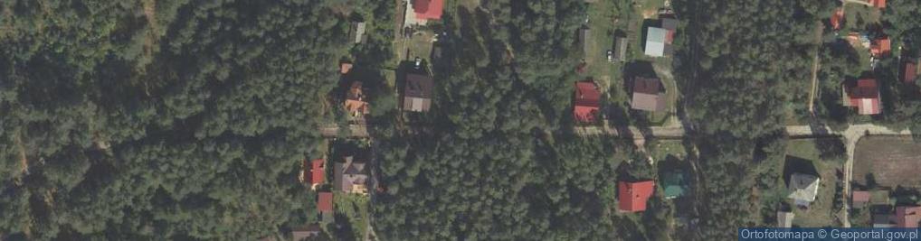 Zdjęcie satelitarne Modrzewiowa ul.