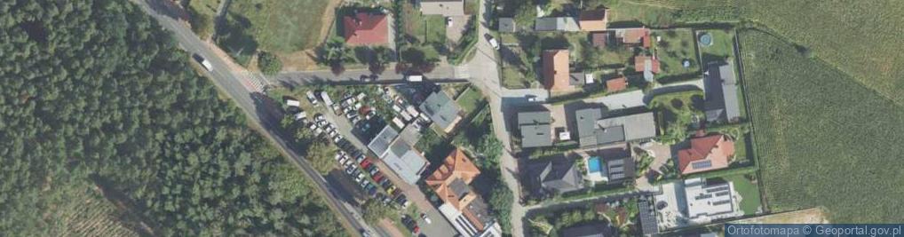 Zdjęcie satelitarne Modra ul.