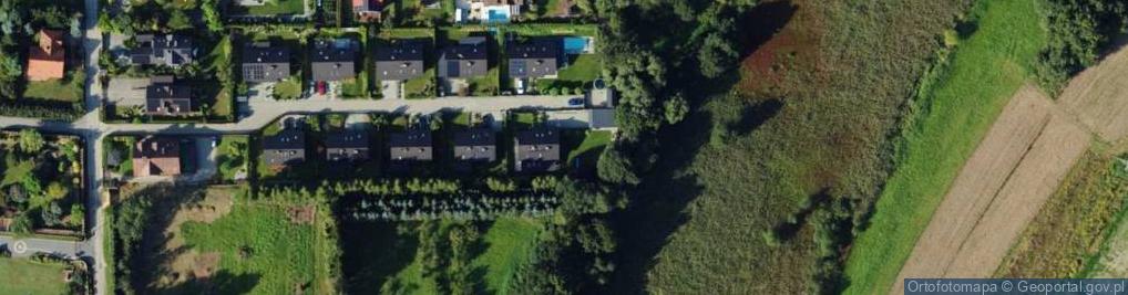 Zdjęcie satelitarne Modrzewiowa ul.