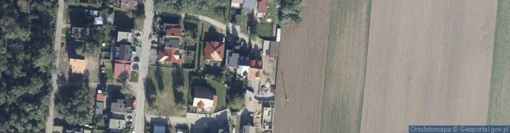 Zdjęcie satelitarne Modrzewiowa ul.