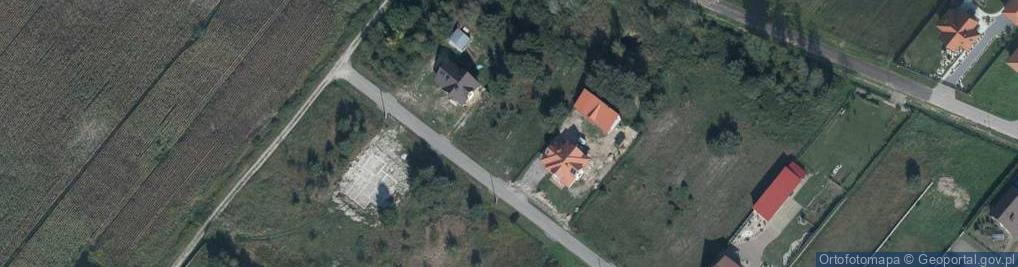 Zdjęcie satelitarne Modrzewiowa ul.