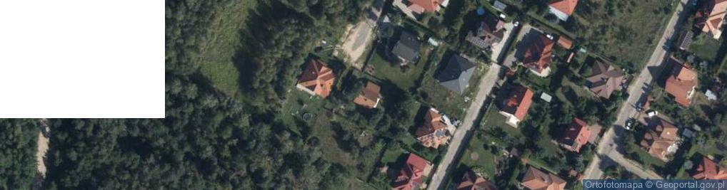Zdjęcie satelitarne Modrzewiowa ul.