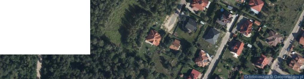 Zdjęcie satelitarne Modrzewiowa ul.