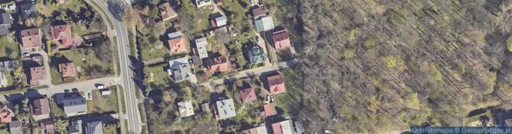 Zdjęcie satelitarne Modrzewiowa ul.