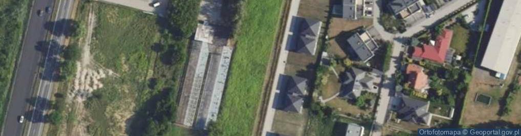 Zdjęcie satelitarne Modna ul.
