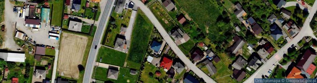Zdjęcie satelitarne Modrzewiowa ul.