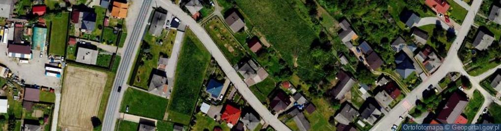 Zdjęcie satelitarne Modrzewiowa ul.
