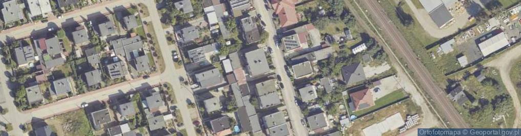 Zdjęcie satelitarne Modrzewiowa ul.