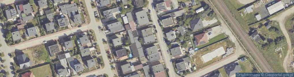 Zdjęcie satelitarne Modrzewiowa ul.
