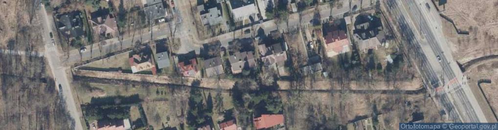 Zdjęcie satelitarne Modrzewiowa ul.