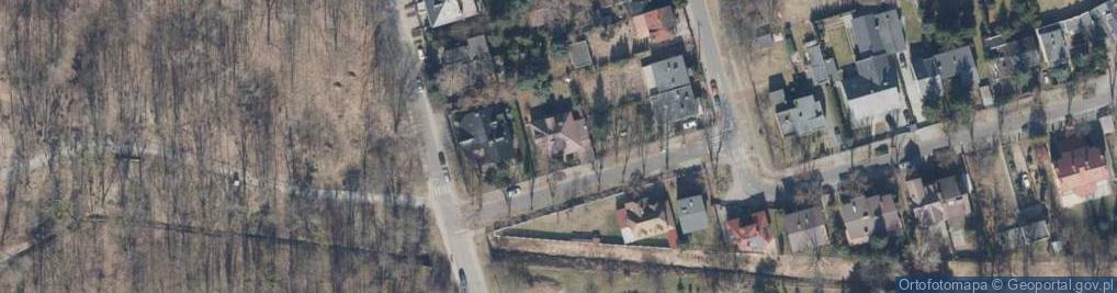 Zdjęcie satelitarne Modrzewiowa ul.
