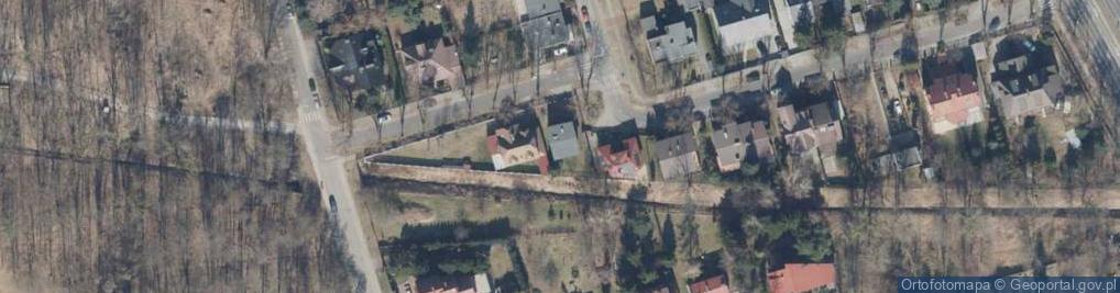 Zdjęcie satelitarne Modrzewiowa ul.