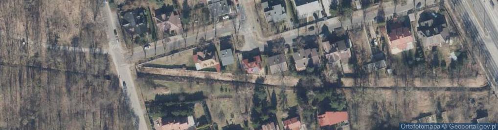Zdjęcie satelitarne Modrzewiowa ul.