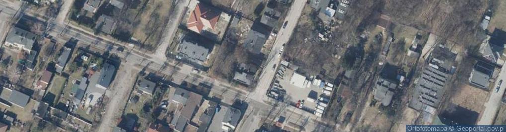 Zdjęcie satelitarne Morska ul.