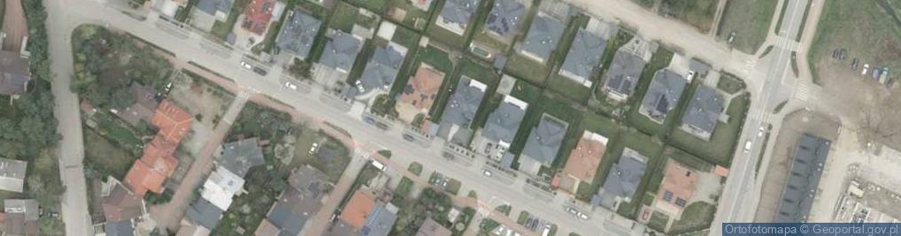 Zdjęcie satelitarne Modrzewiowa ul.