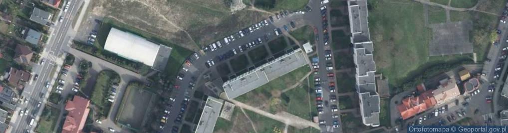 Zdjęcie satelitarne Modrzewiowa ul.