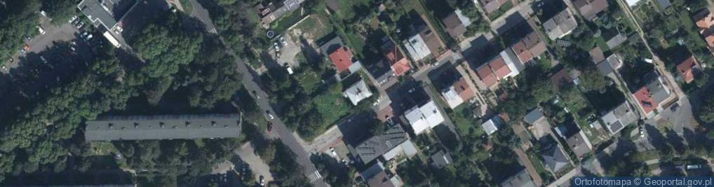 Zdjęcie satelitarne Modrzewiowa ul.
