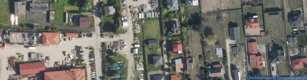 Zdjęcie satelitarne Modrzewiowa ul.