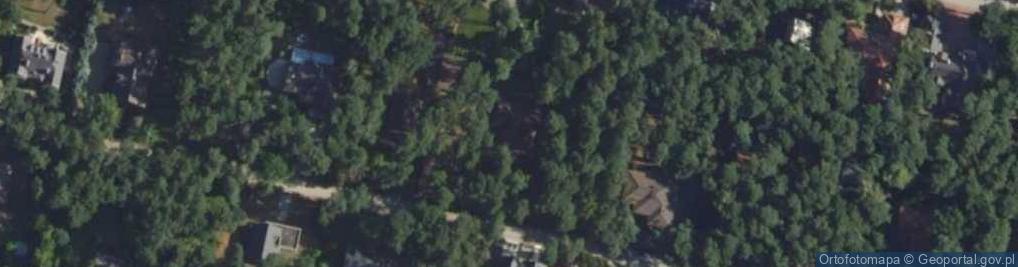 Zdjęcie satelitarne Modrzewiowa ul.
