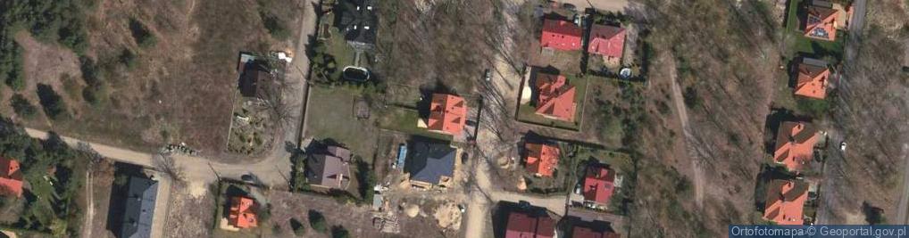 Zdjęcie satelitarne Modrzewiowa ul.