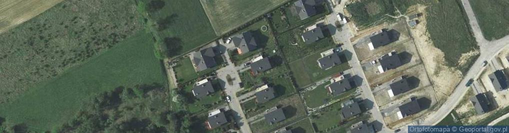 Zdjęcie satelitarne Modrzewiowa ul.