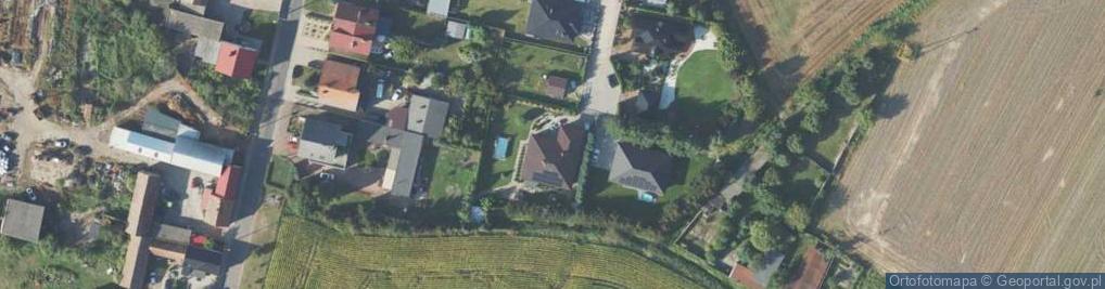 Zdjęcie satelitarne Modrzewiowa ul.