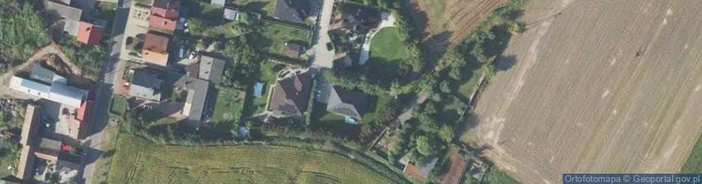 Zdjęcie satelitarne Modrzewiowa ul.